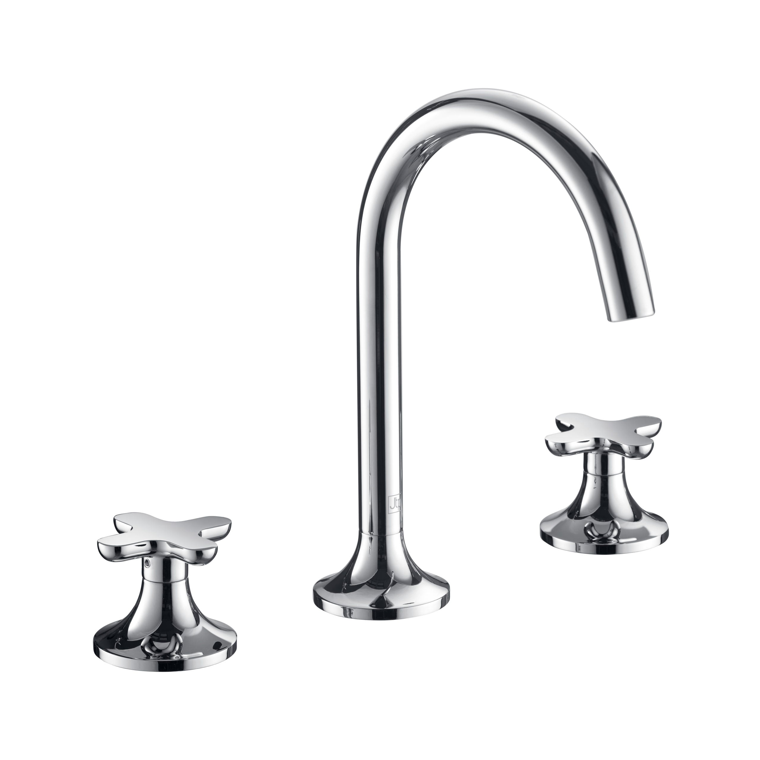 KONO 3 HOLE DECK MOUNTED BASIN MIXER (BOTH HANDLES INCLUDED)