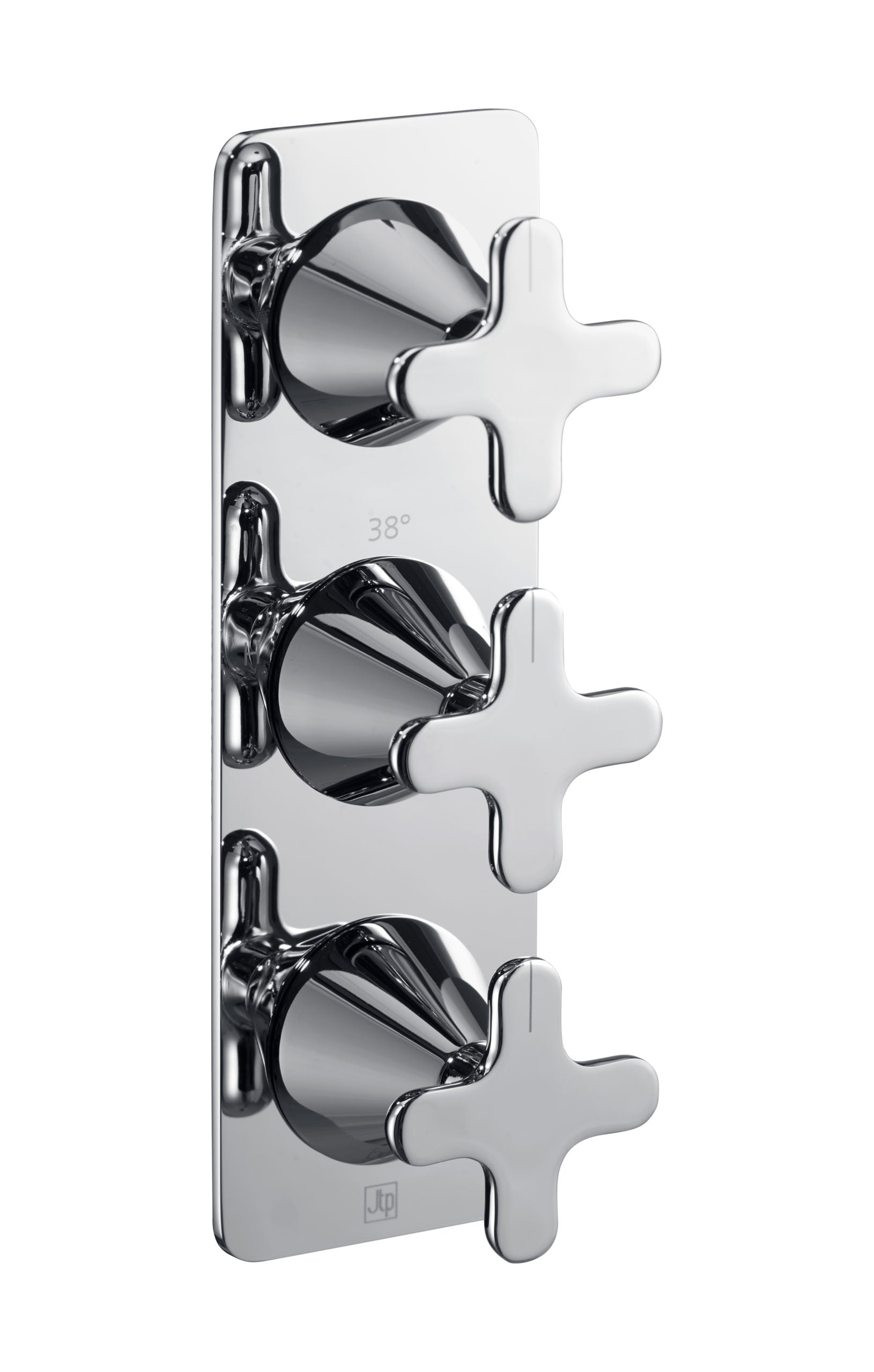 KONO THERMOSTATIC CONCEALED 3 OUTLET SHOWER VALVE (BOTH HANDLES INCLUDED)