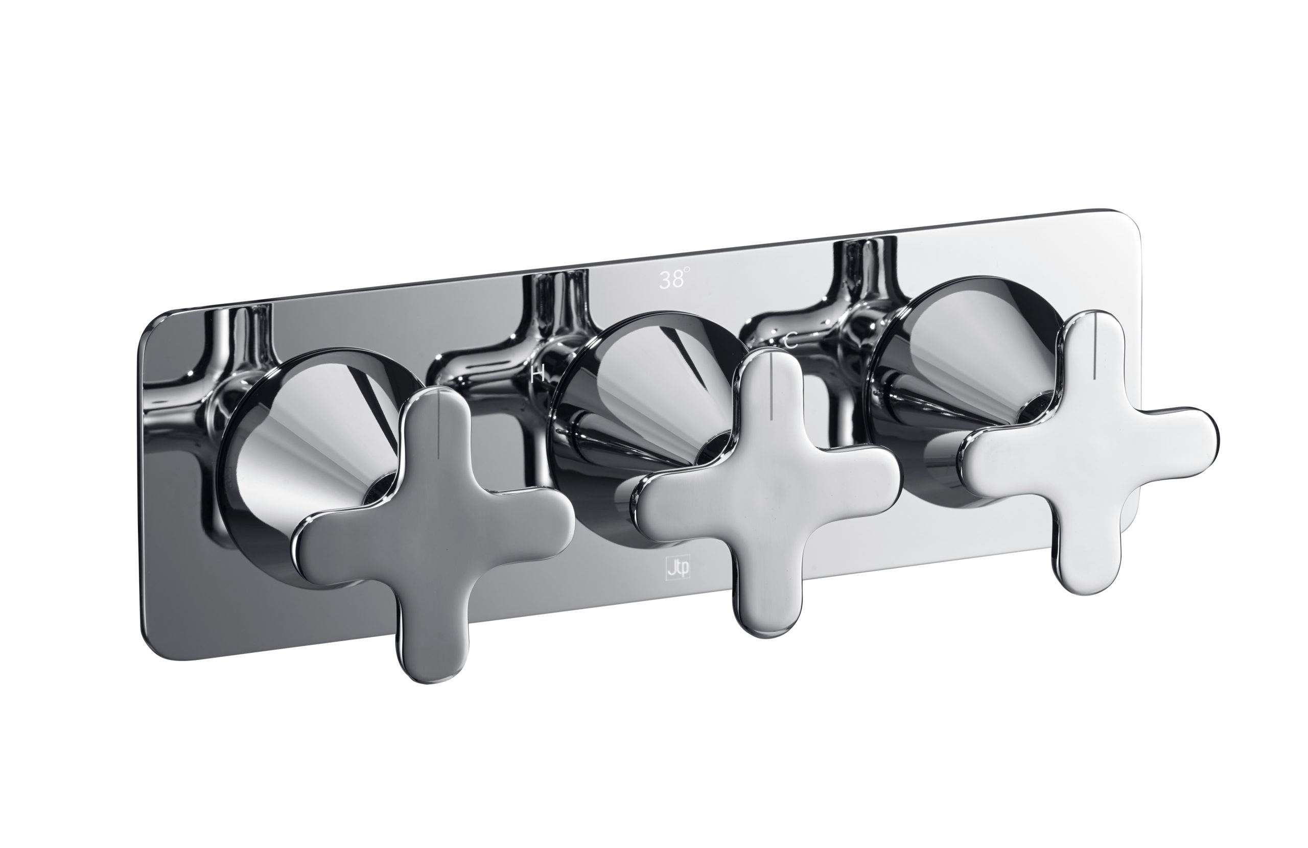 KONO THERMOSTATIC CONCEALED 3 OUTET SHOWER VALVE (BOTH HANDLES INCLUDED)