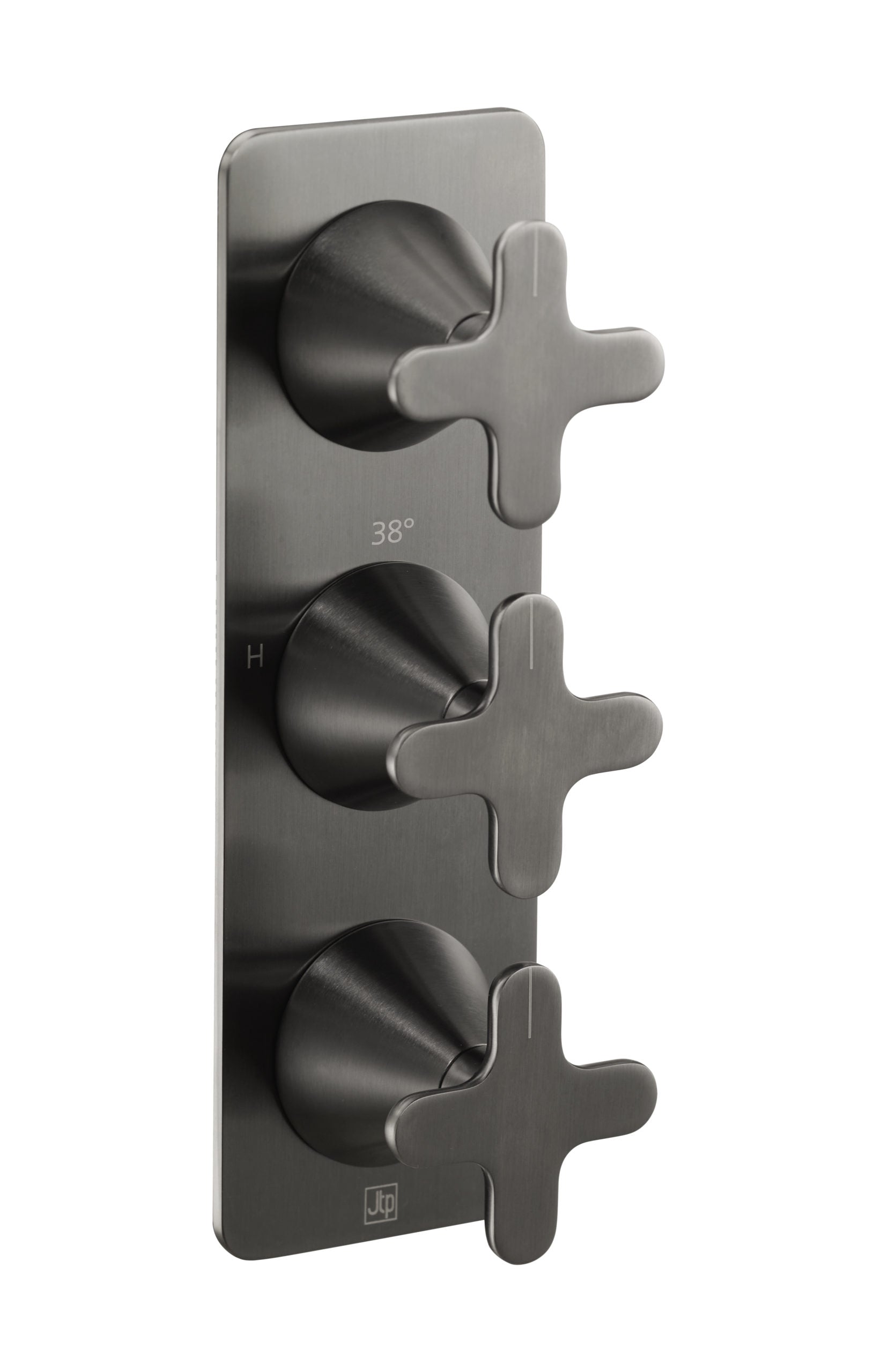 KONO THERMOSTATIC CONCEALED 3 OUTLET SHOWER VALVE (BOTH HANDLES INCLUDED)