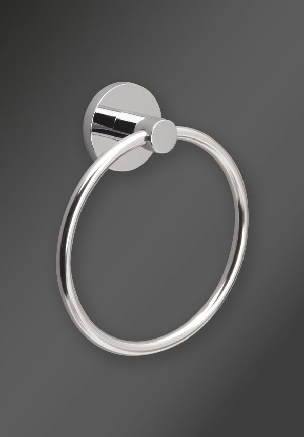 LILY TOWEL RING CHROME