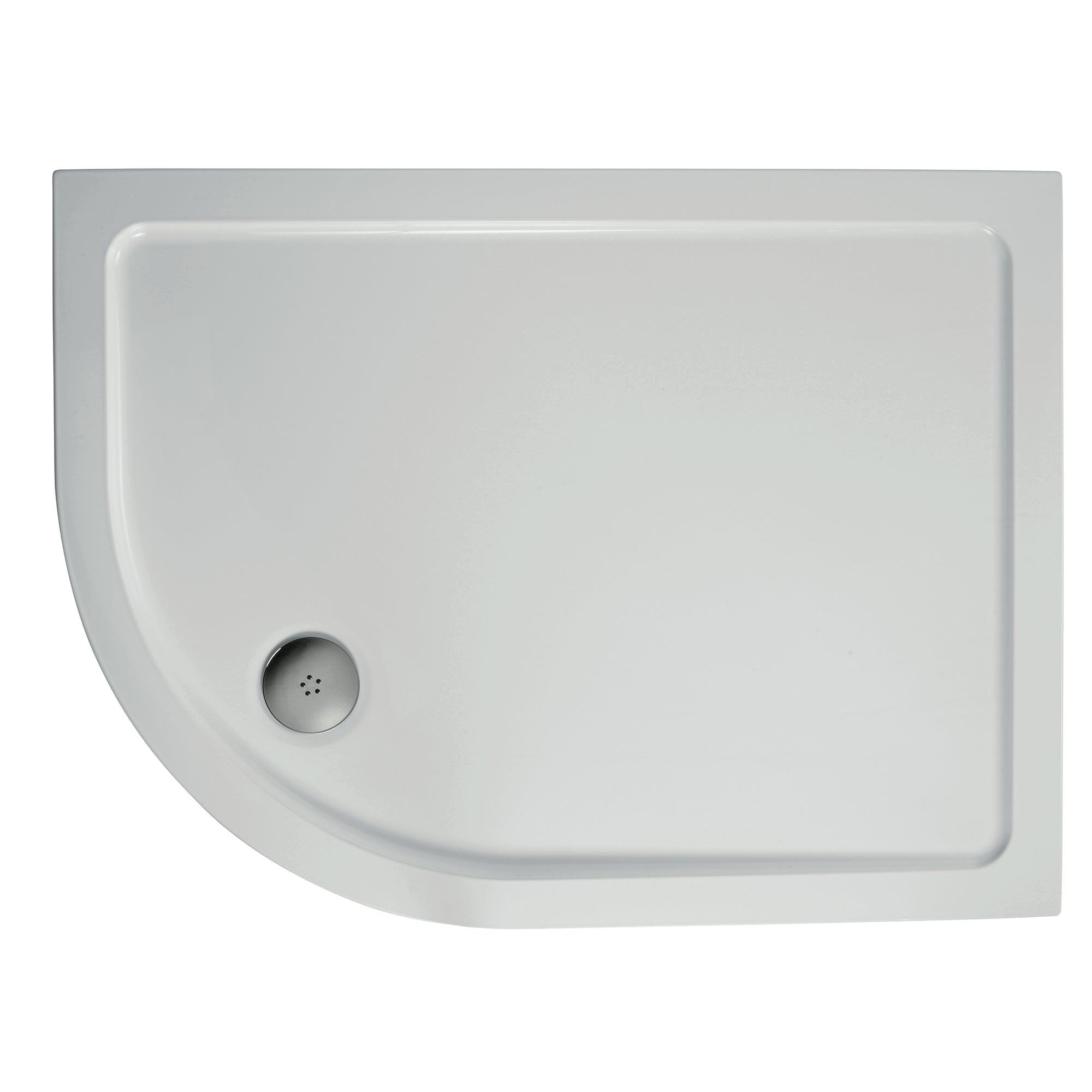 Simplicity Low Profile Offset Quadrant Flat Top Tray & Waste