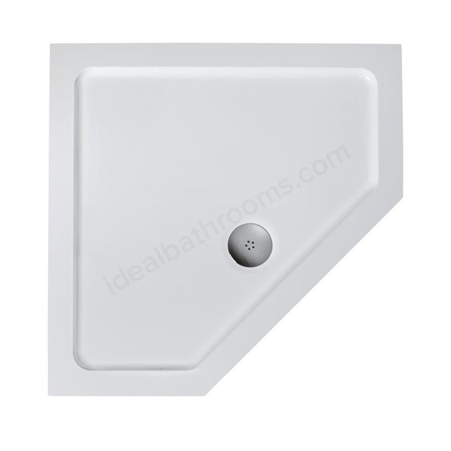 Simplicity Low Profile 900 Pentagon Flat Top Tray & Waste