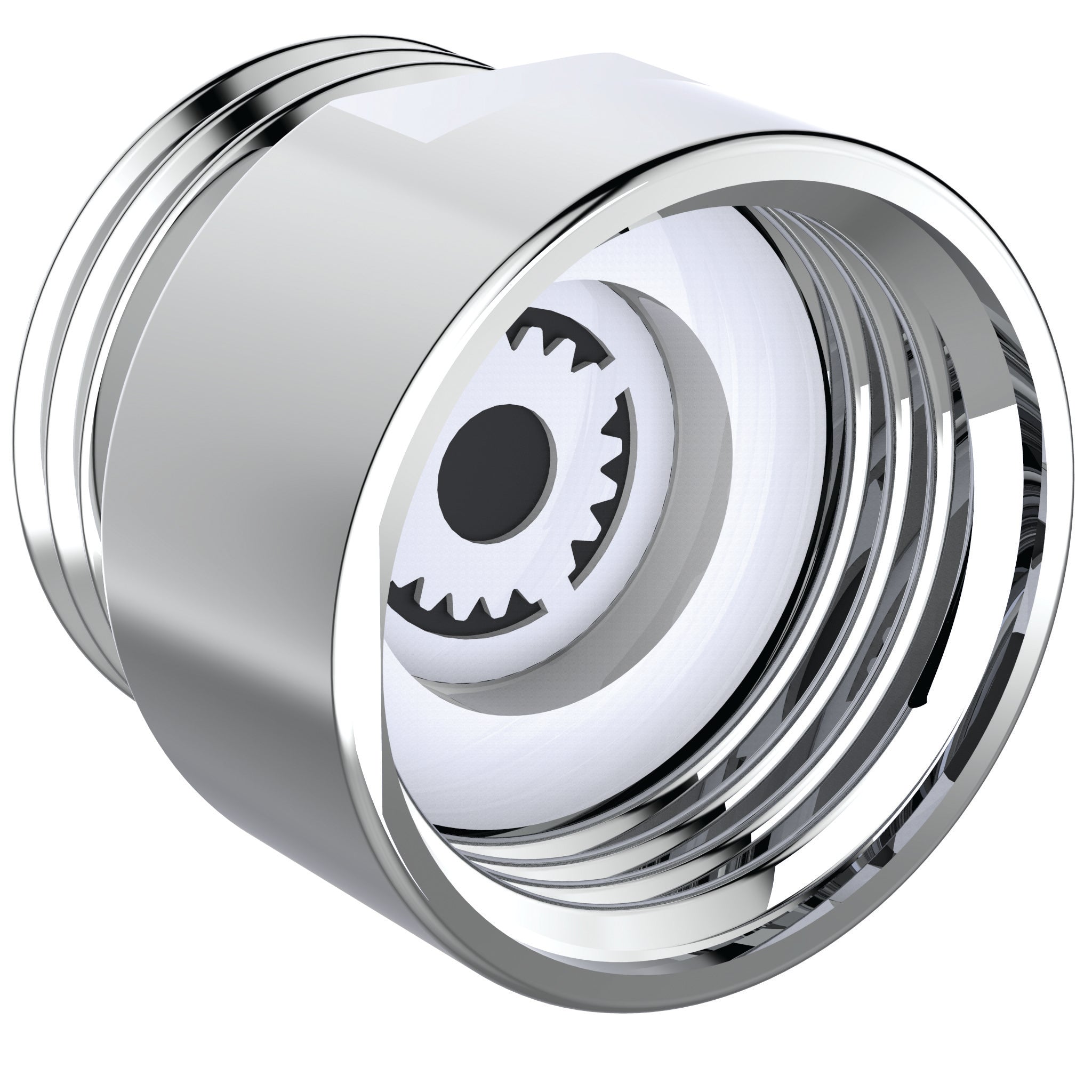 Shower outlet flow regulator