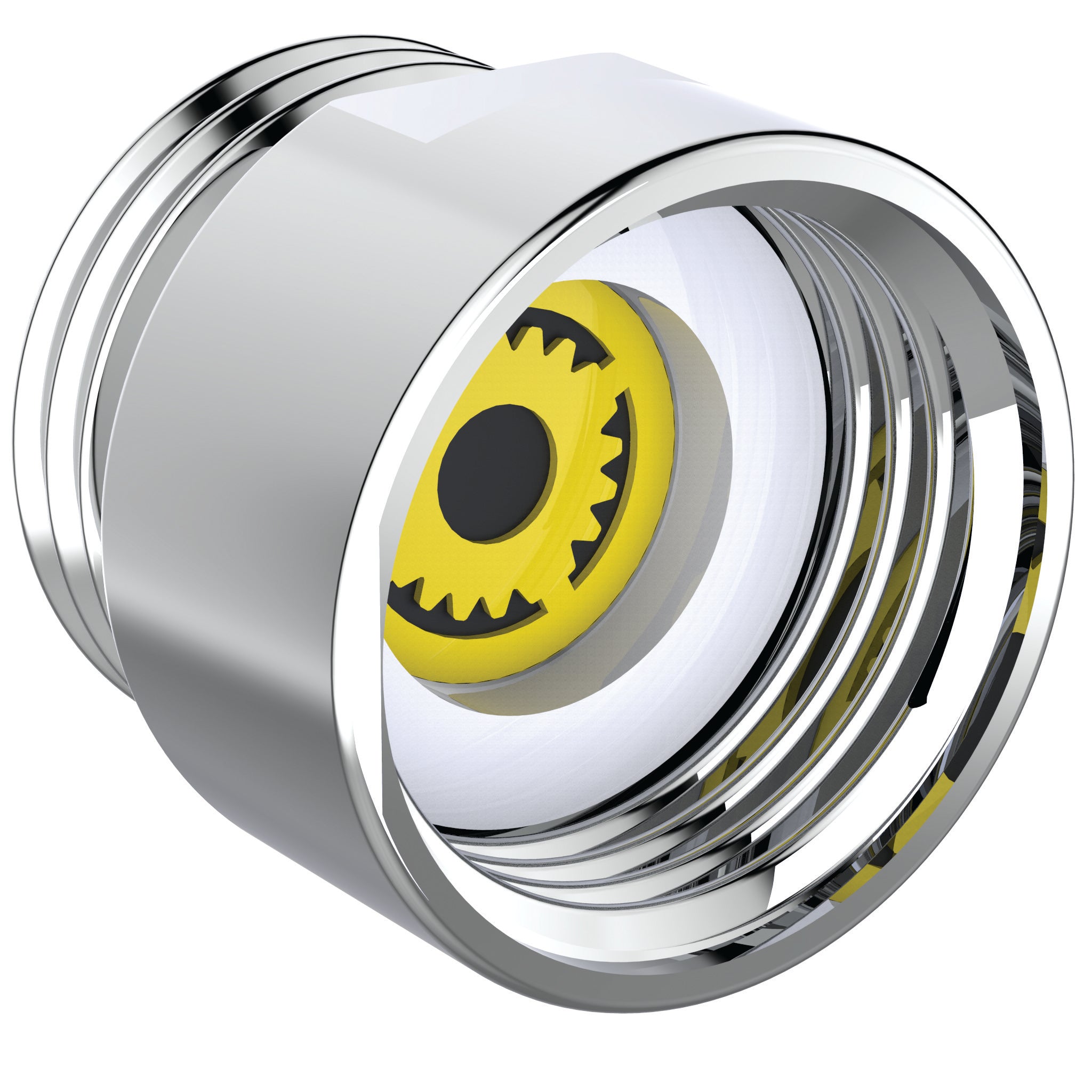 Shower outlet flow regulator