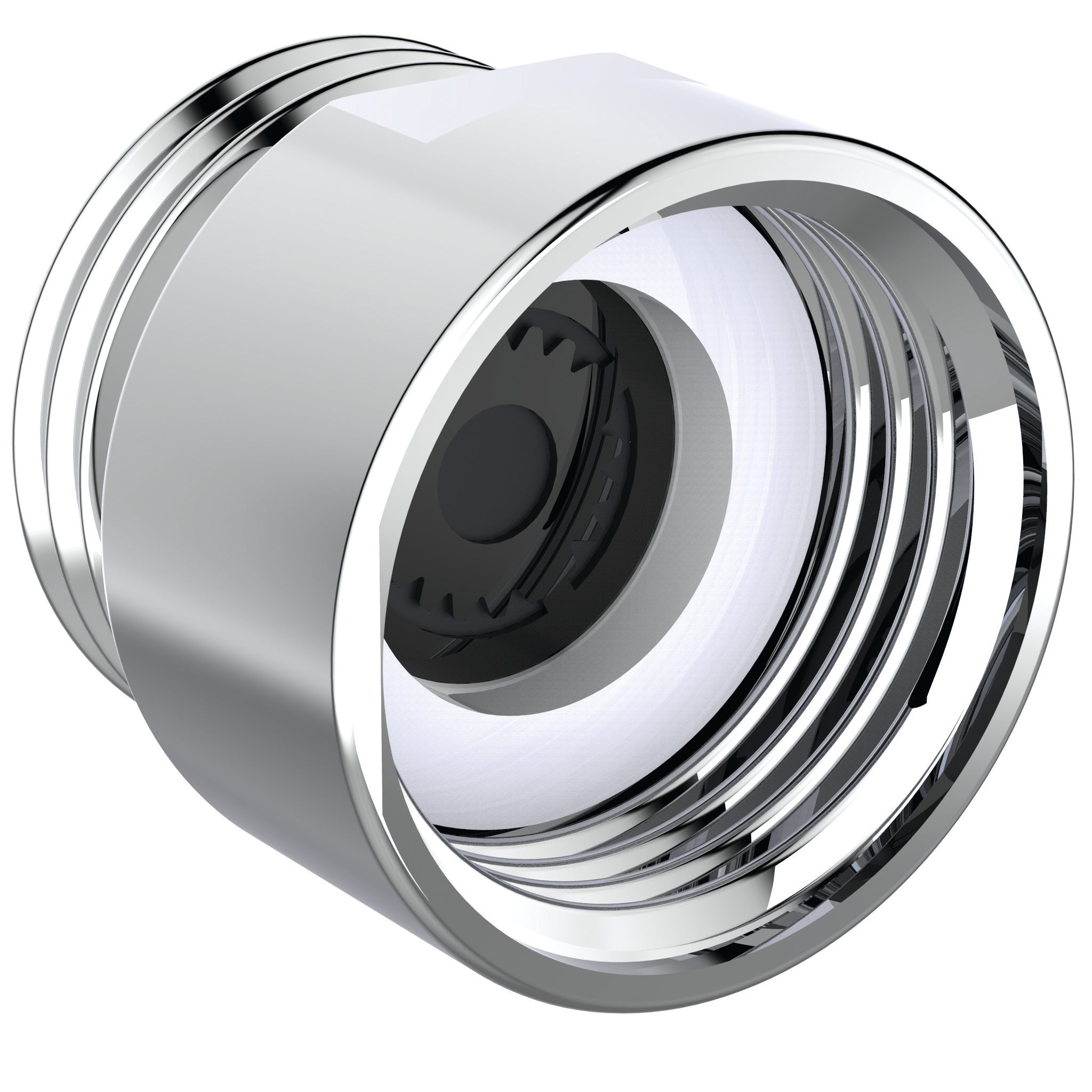 Shower outlet flow regulator