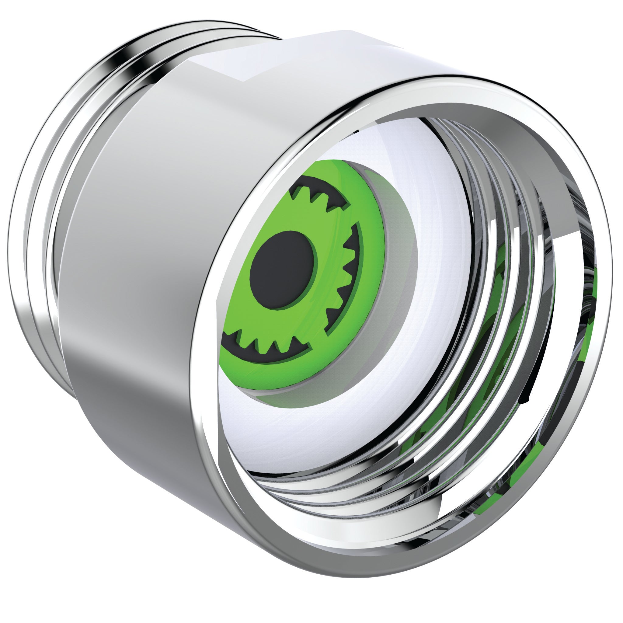 Shower outlet flow regulator