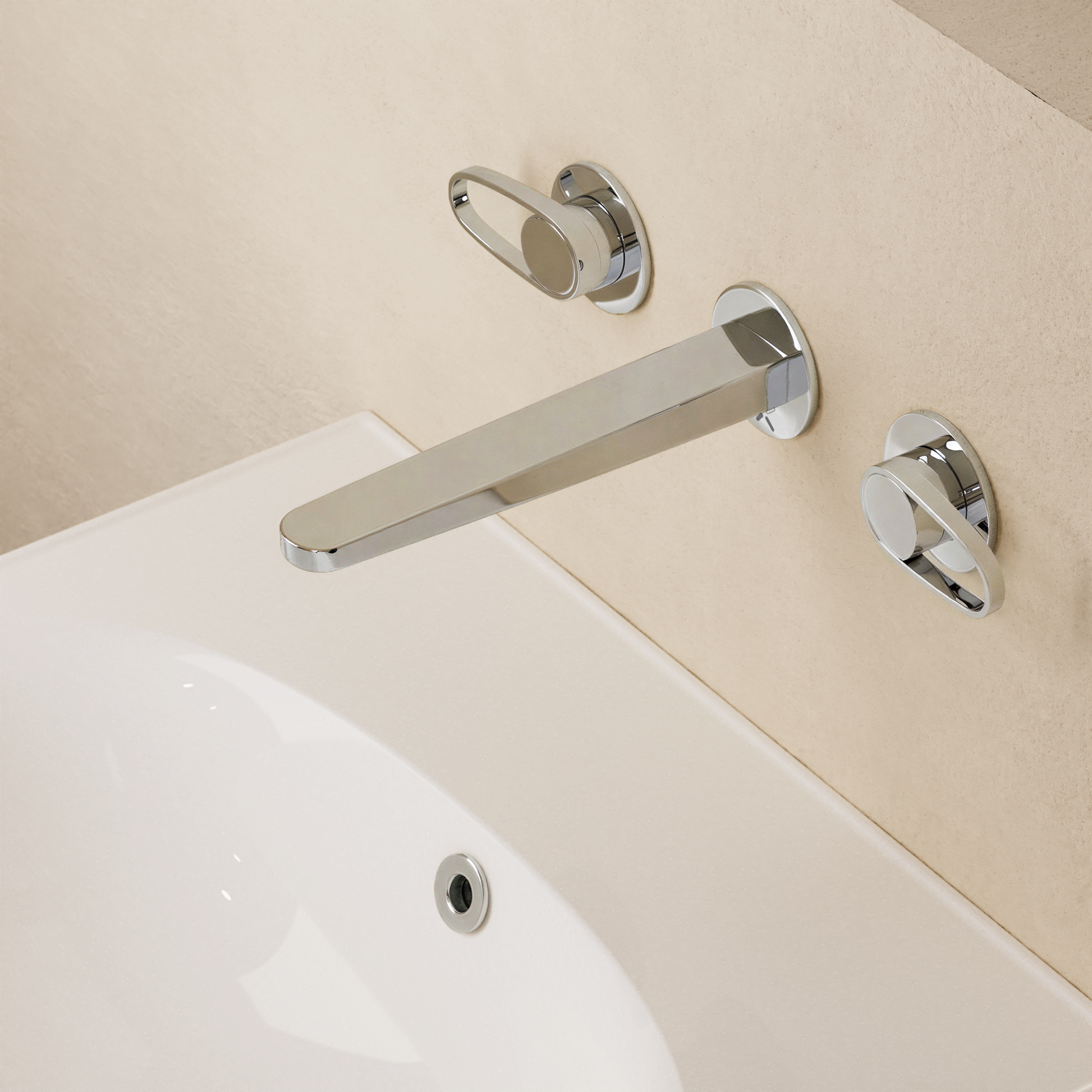 Lazo Basin 3 Hole Set Trim