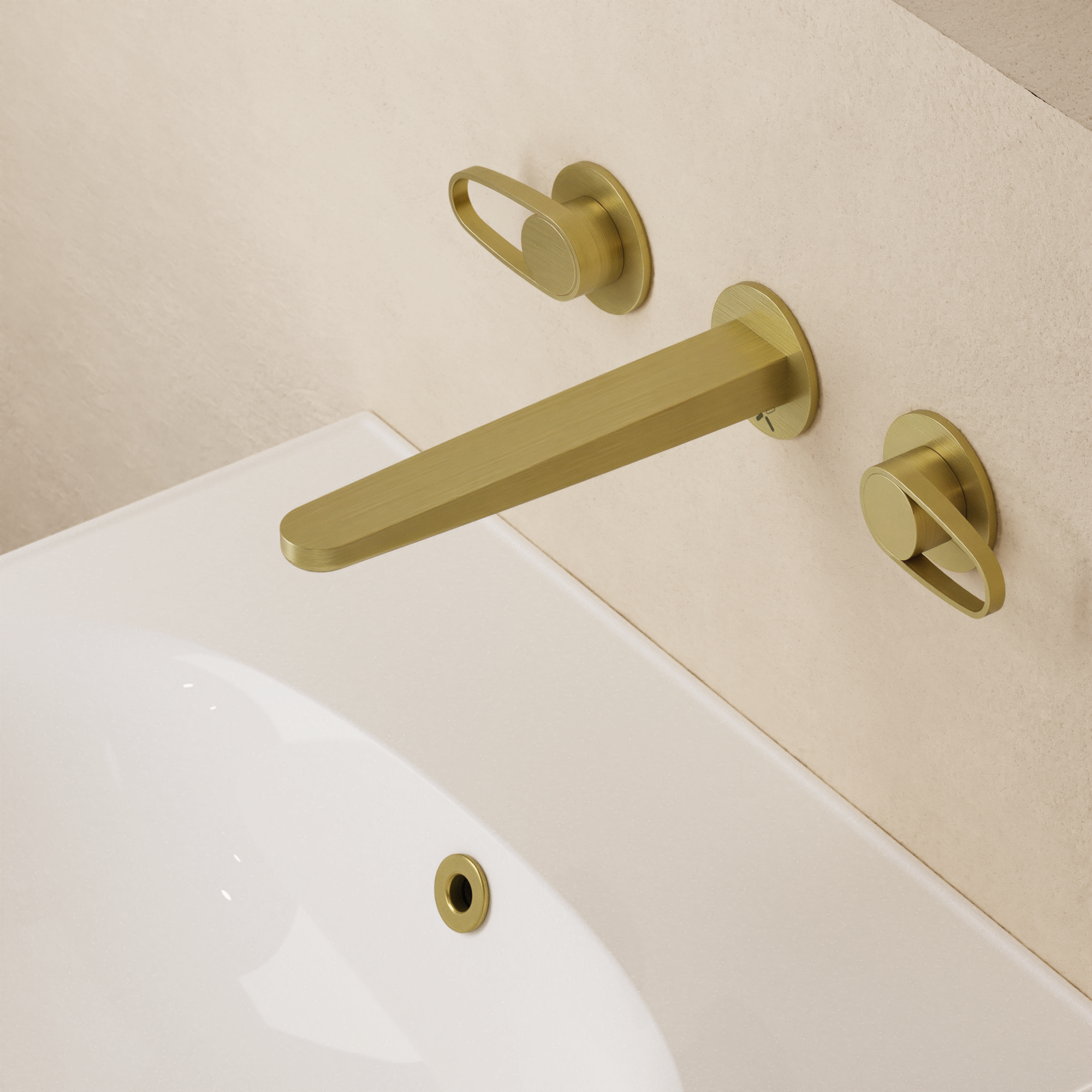 Lazo Basin 3 Hole Set Trim
