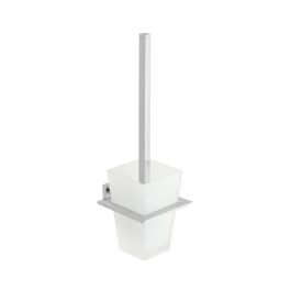 Level Toilet Brush and Holder Wall Mounted Chrome