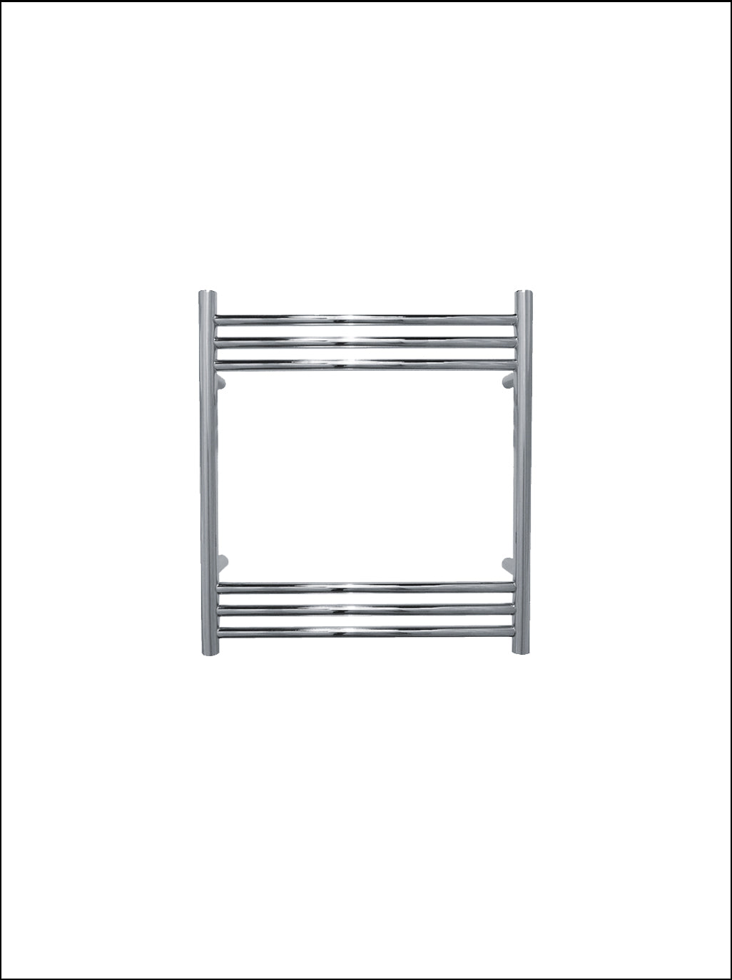 Lewes Flat Fronted Towel Rail 560x520mm