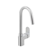 Life Mono Kitchen Mixer Single Lever Deck Mounted with Swivel Spout Chrome