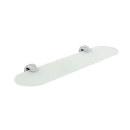 Life Frosted Glass Shelf 530mm (21'') Chrome