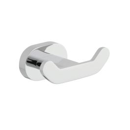 Life Double Robe Hook Wall Mounted Chrome
