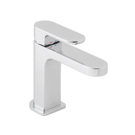 Slim Life Mono Basin Mixer Smooth Bodied Single Lever Deck Mounted without Universal Waste Chrome