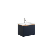 Crosswater Mada 500 Unit with Carrara Marble Effect Worktop Indigo Blue