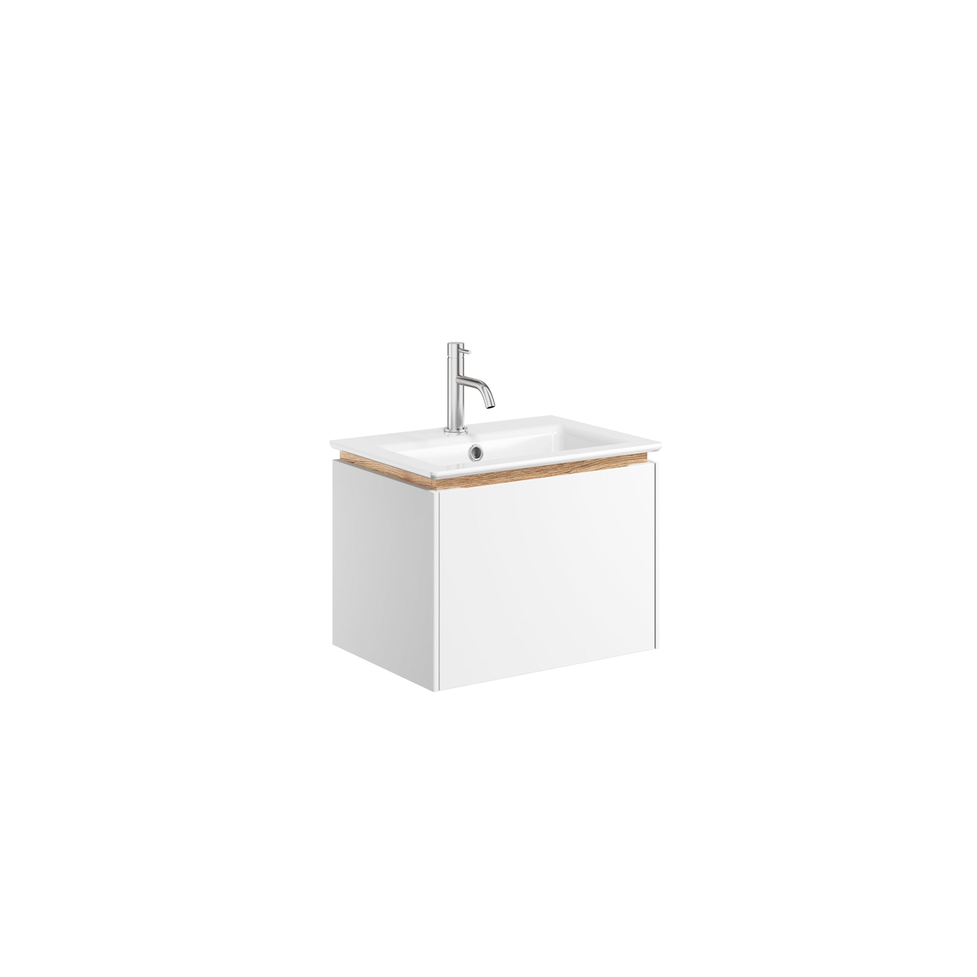 Crosswater Mada 500 Unit with No Tap Hole Cast Mineral Marble Basin