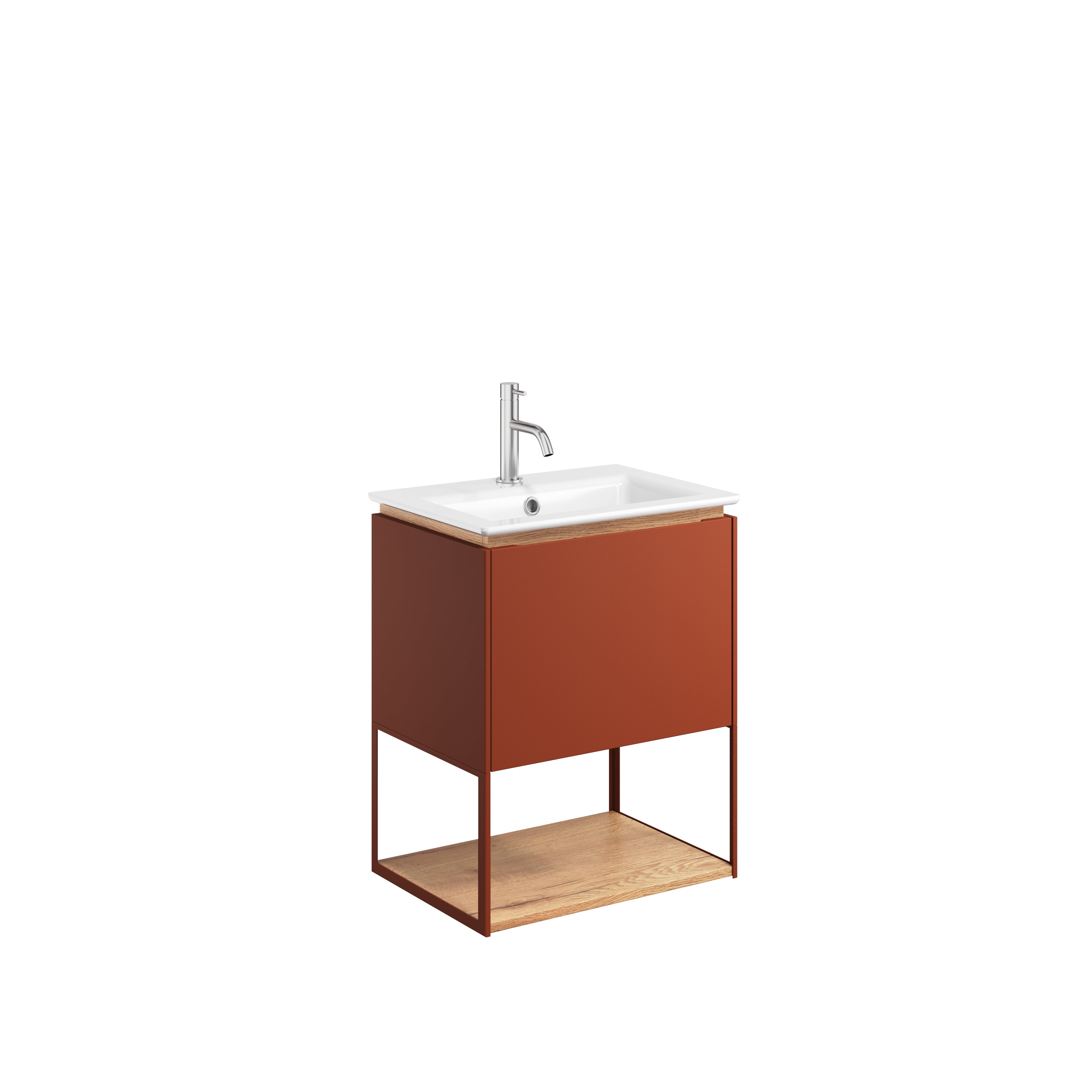 Crosswater Mada 500 Unit with 1 Tap Hole Cast Mineral Marble Basin