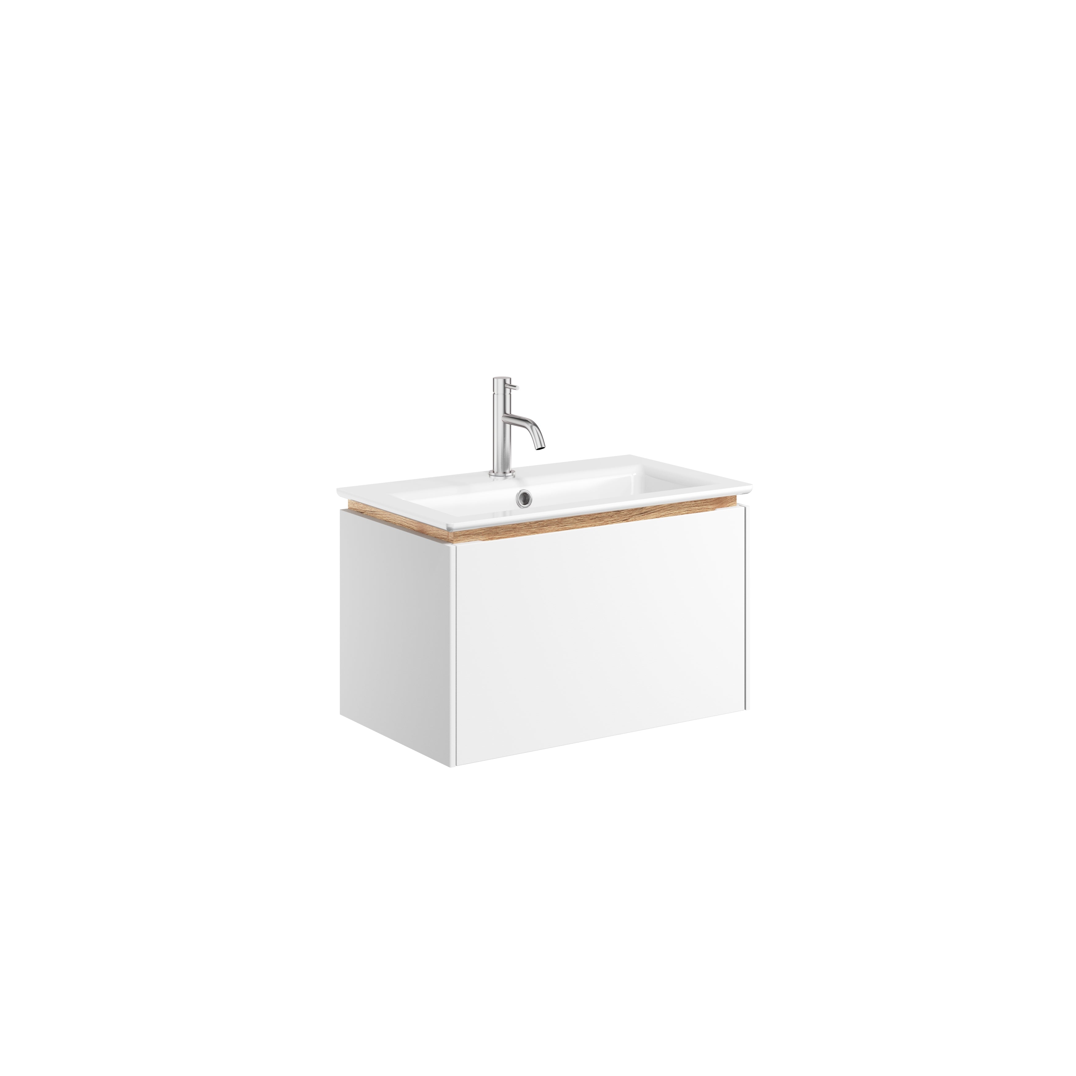 Crosswater Mada 600 Unit with Carrara Marble Effect Worktop