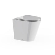 Mada Round Back To Wall Pan Rimless Inc Seat And Fixings