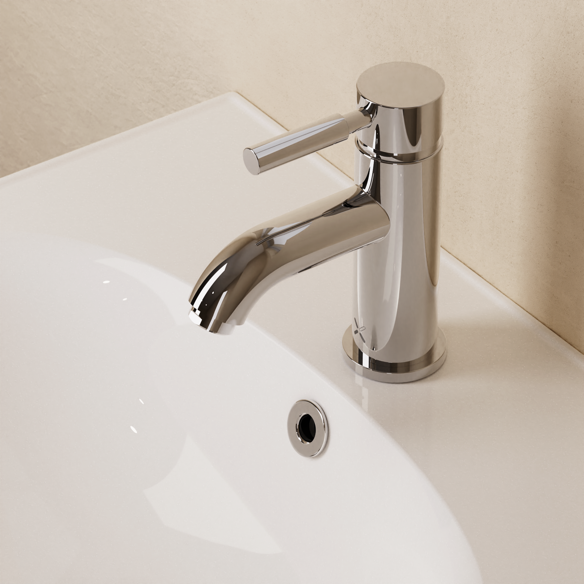 Fusion Basin Monobloc with Click Clack Waste