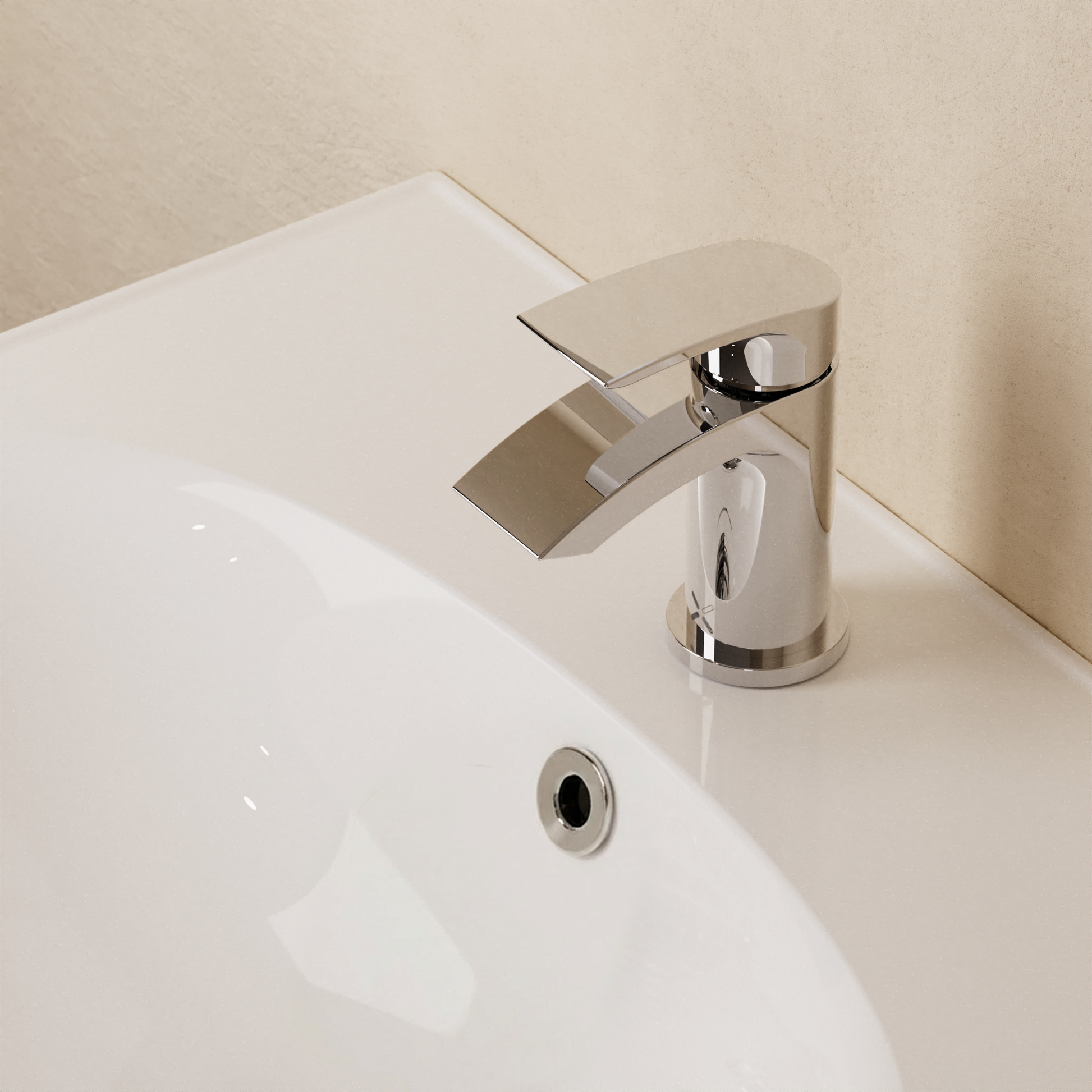 Flow Basin Mini Monobloc with Click Clack Waste
