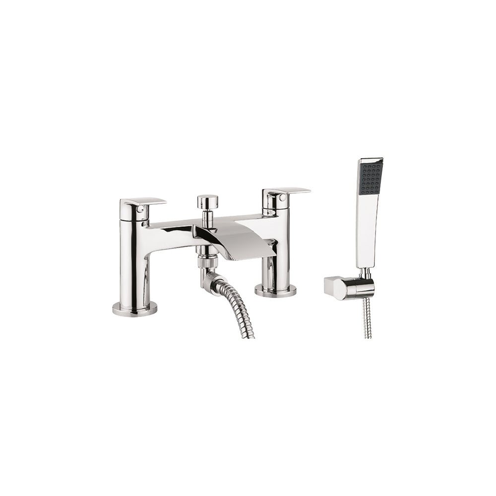 Flow Bath Shower Mixer Dual Lever with Kit