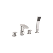 Flow Bath Shower Mixer 4 Hole with Kit