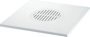 200mm Square White ABS Tile