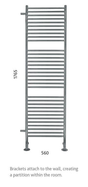 Midhurst Towel Rail (Side Rail) 1765 x 500mm Std. Electric