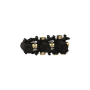 Crosswater MPRO Module 2 Outlet 2 Handle Shower Valve & Bath Spout Trimset Brushed