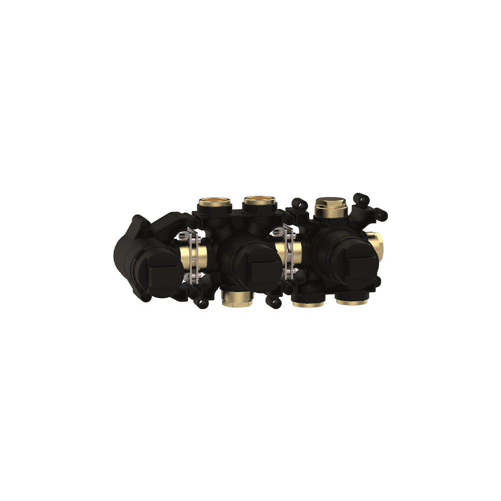 Module 3D Outlet Valve With Outlet For Bath Spout Or Handshower & 2 Other Oulets