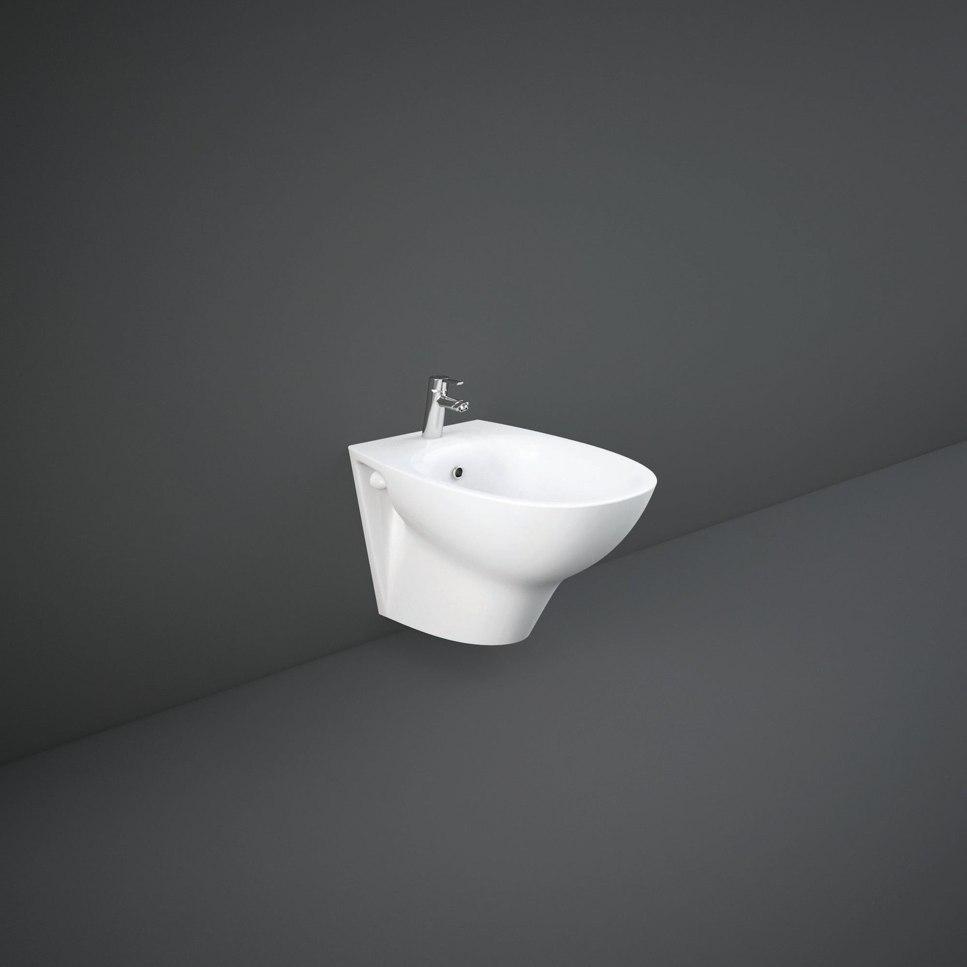RAK Morning Wall Hung Bidet w/Exposed Fittings
