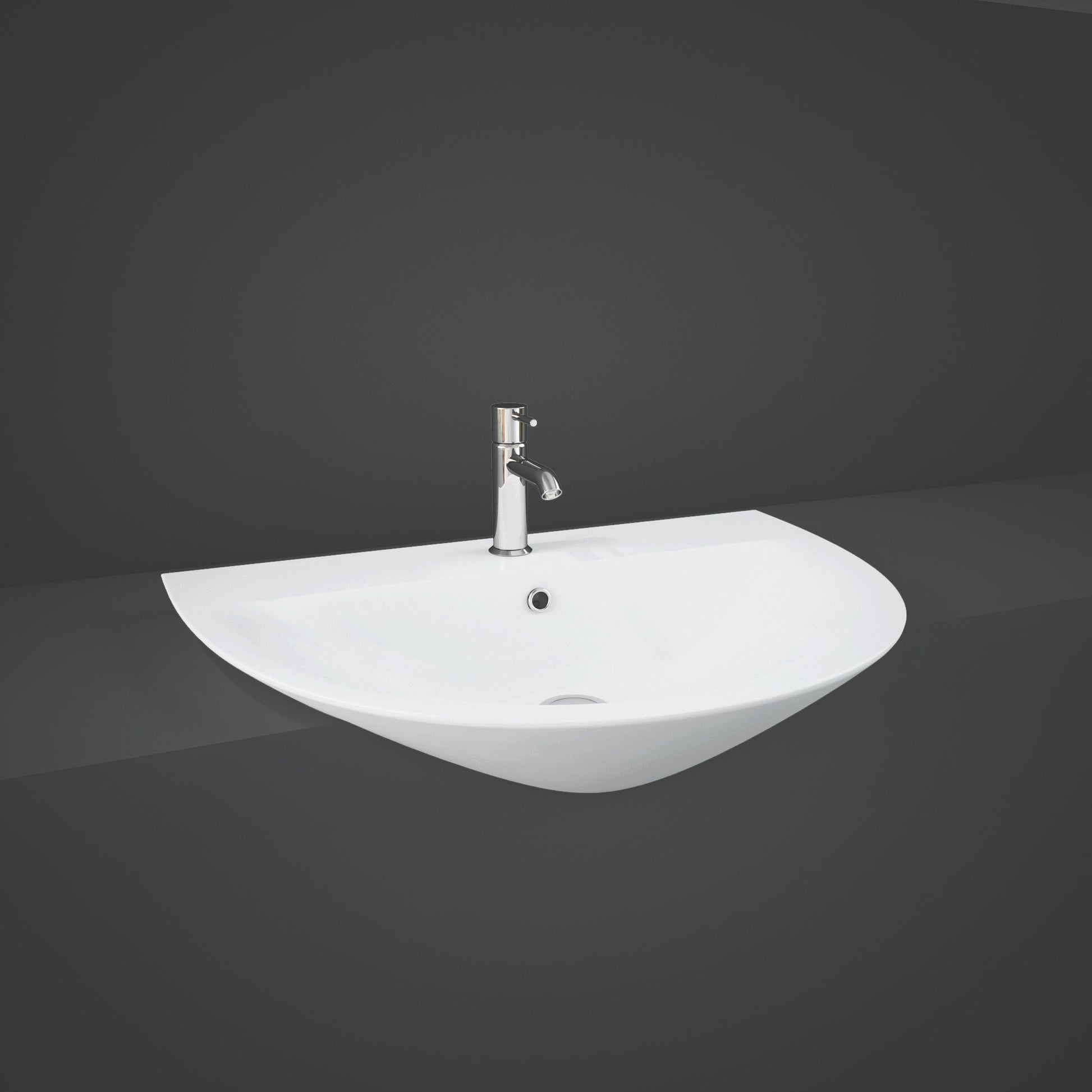 RAK Morning Semi Recessed Basin 1TH