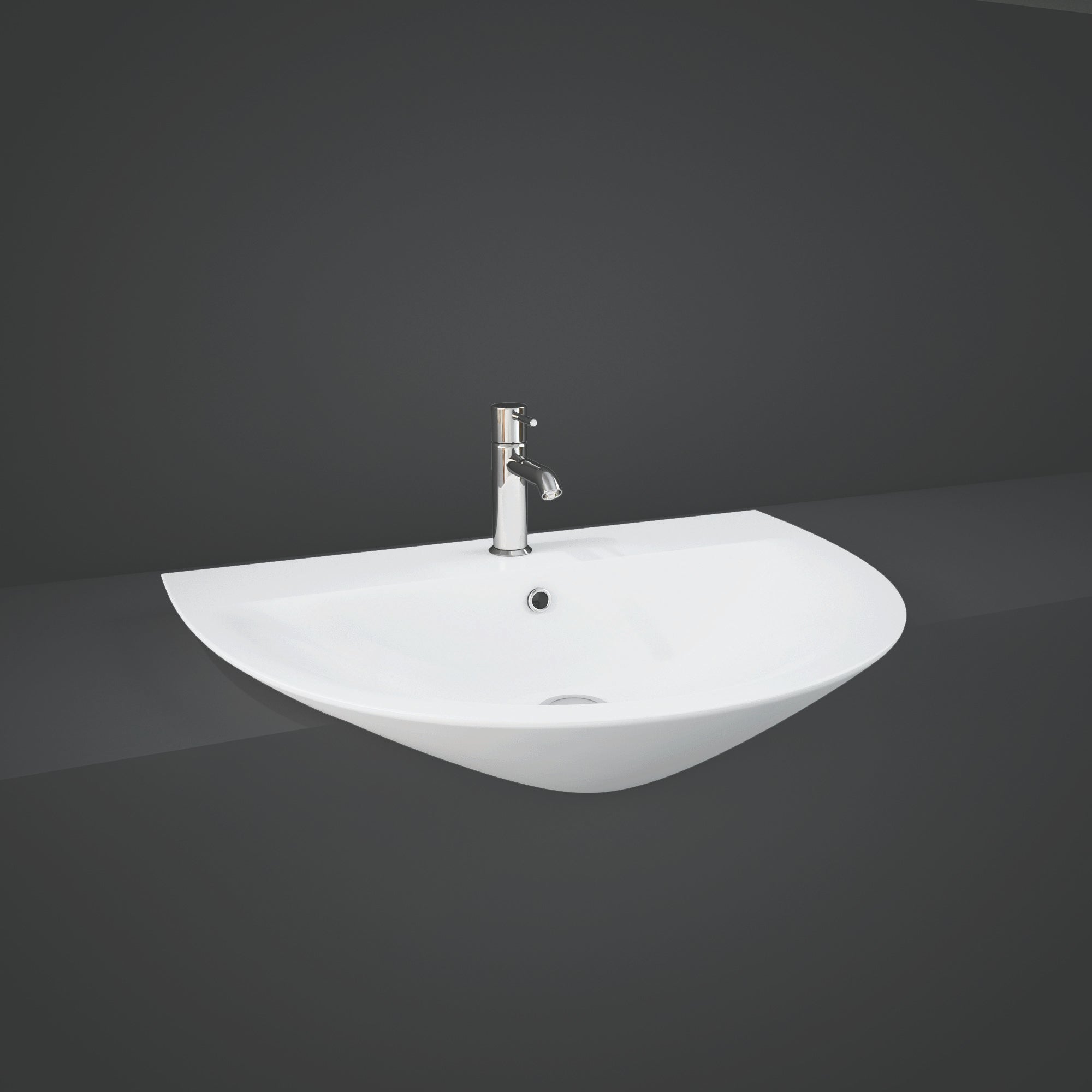 RAK Morning Semi Recessed Basin 1TH