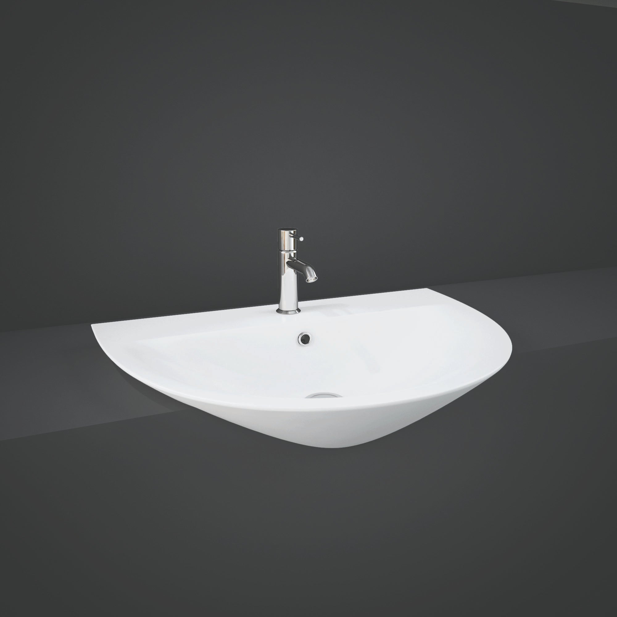RAK Morning Semi Recessed Basin 1TH