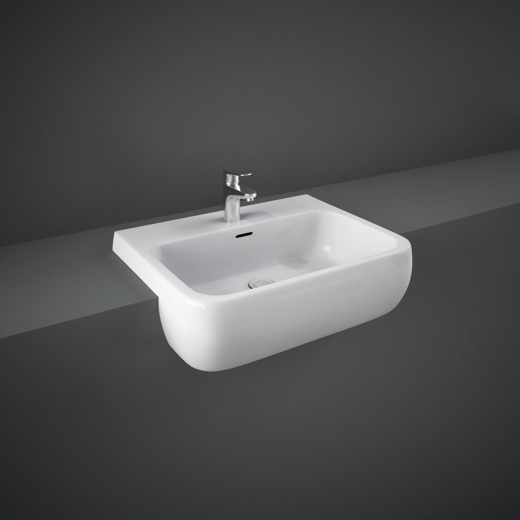 RAK Metropolitan Semi Recessed Basin