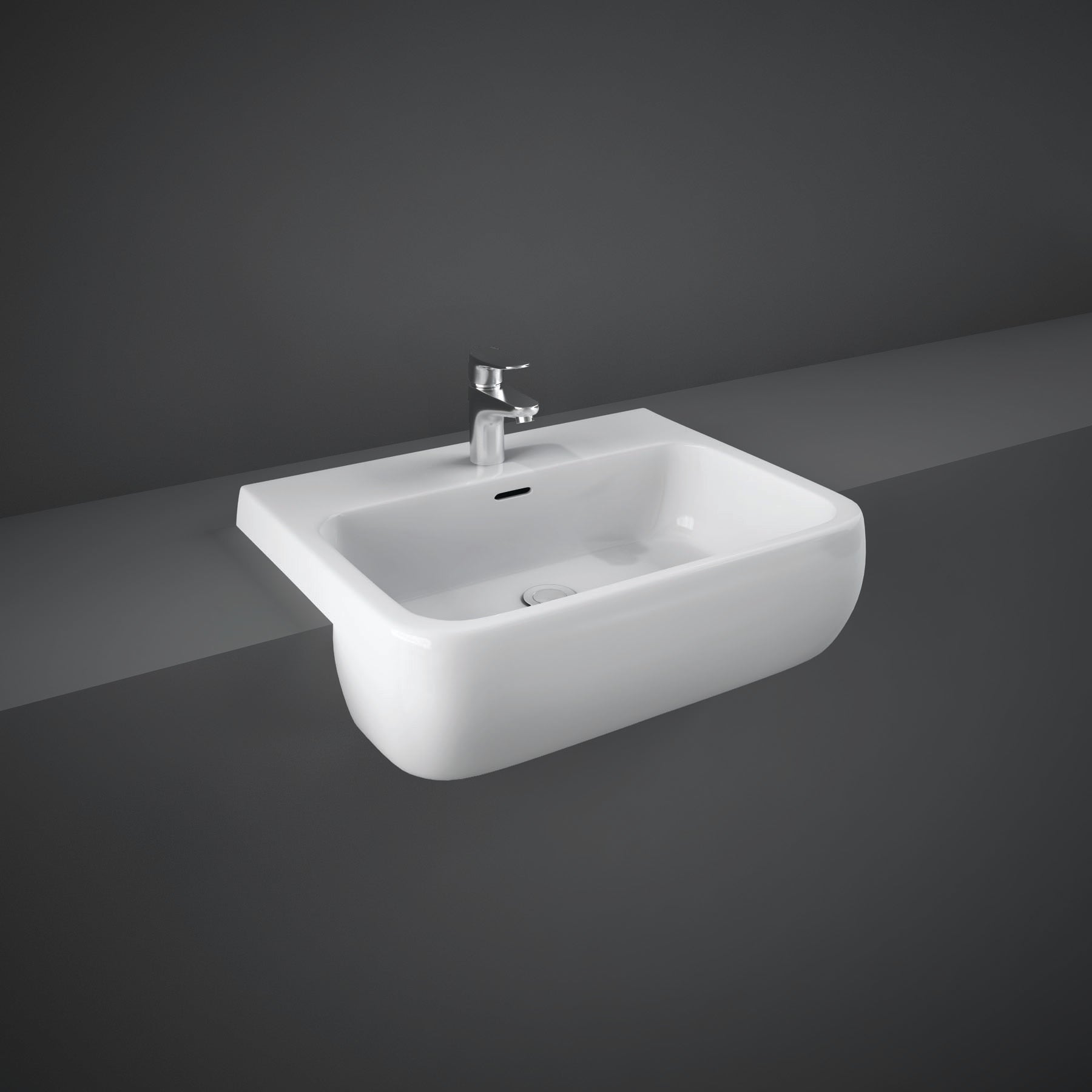 RAK Metropolitan Semi Recessed Basin