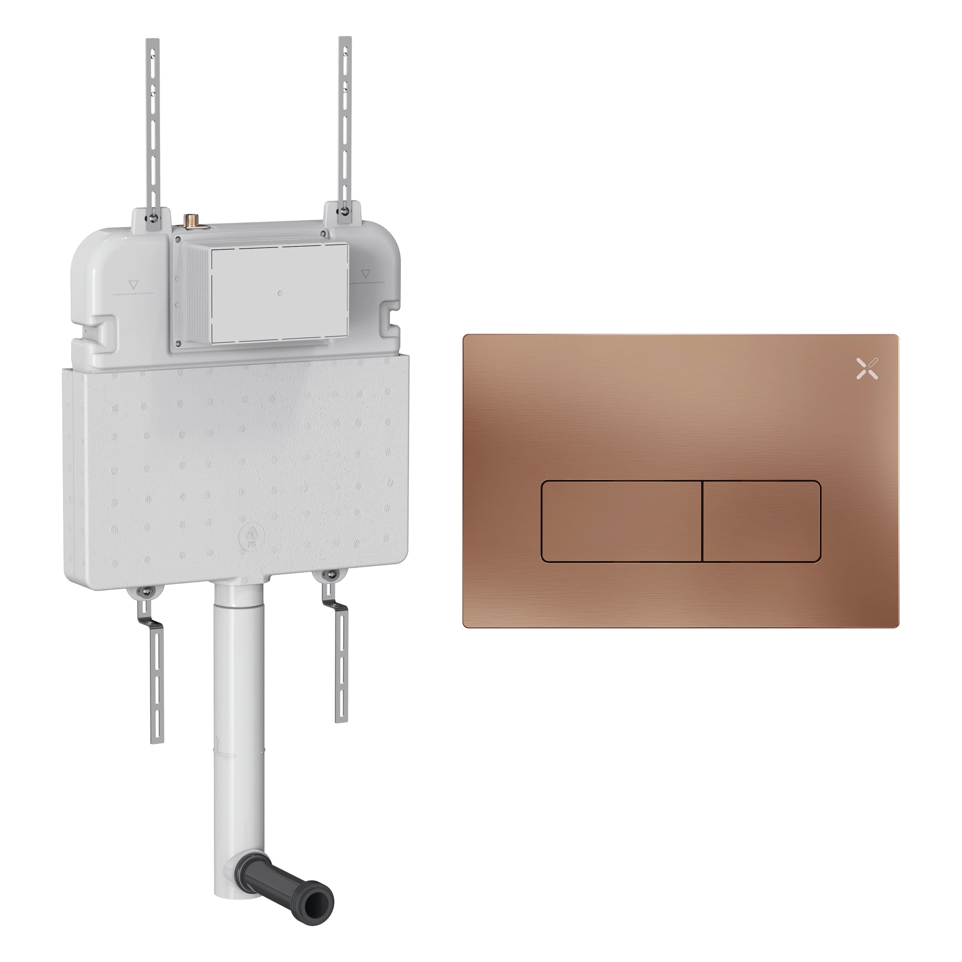 MPRO Cistern Set 2 Brushed Bronzze