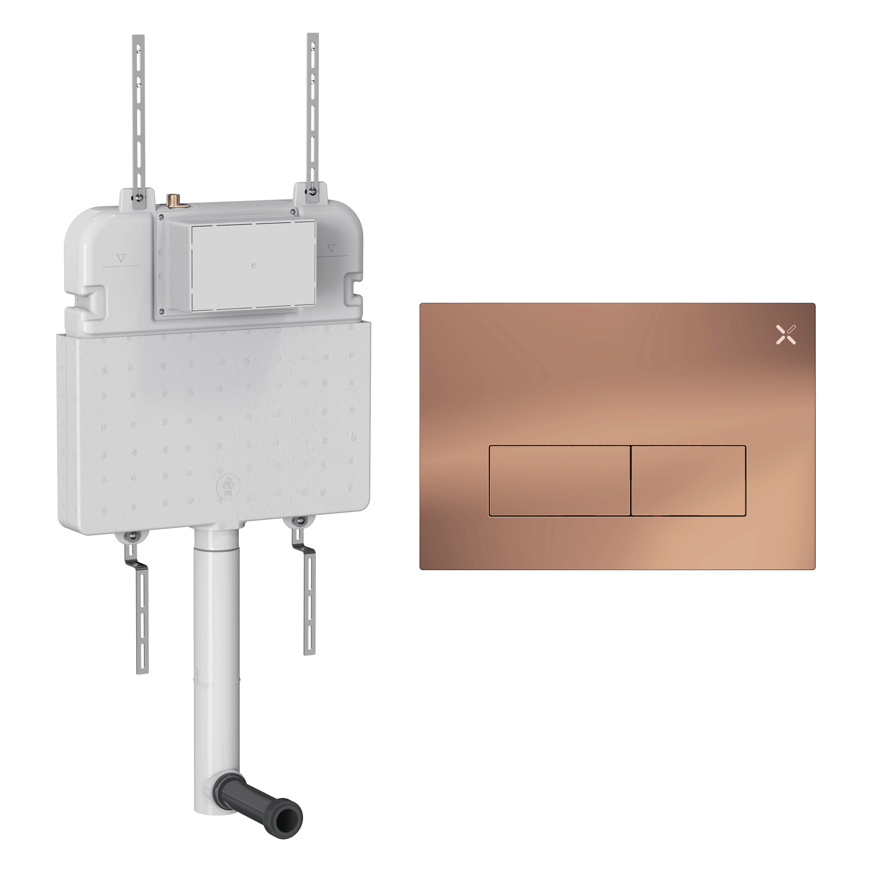 MPRO Stainless Steel Cistern Set 2