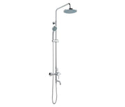 FLORENCE SHOWER POLE WITH OVERHEAD
 SHOWER, HAND SHOWER AND
 BATH SPOUT