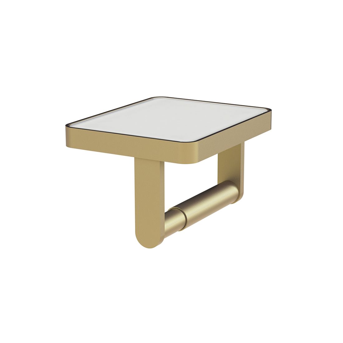 Paper Holder with White Glass