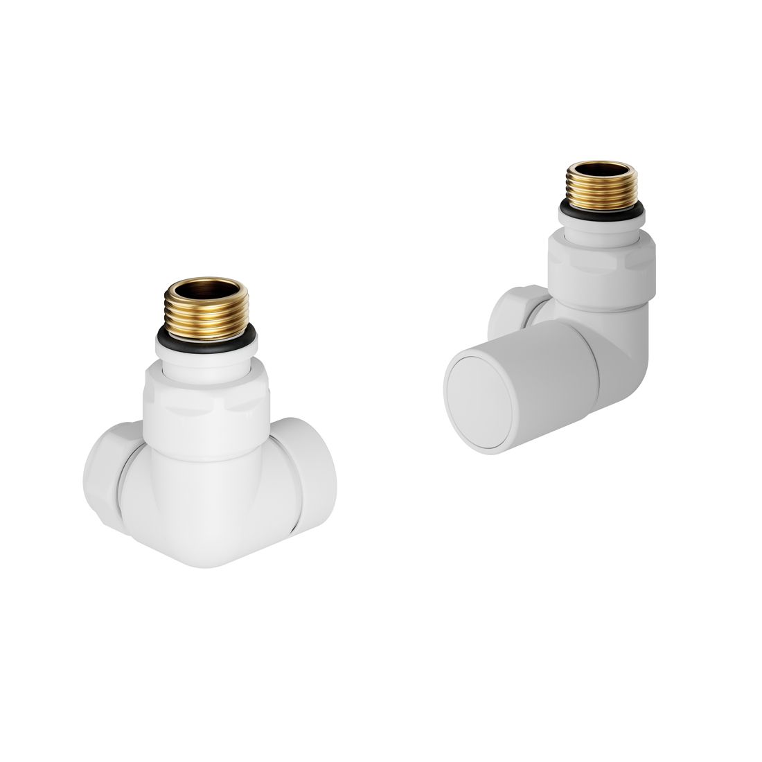 MUSE Heated towel rail corner valve pack