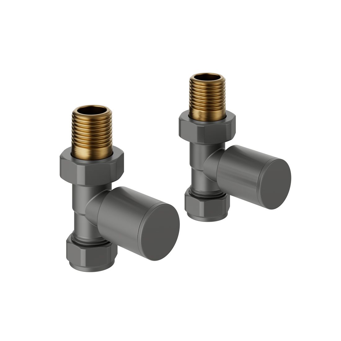 MUSE Heated towel rail Straight valve pack