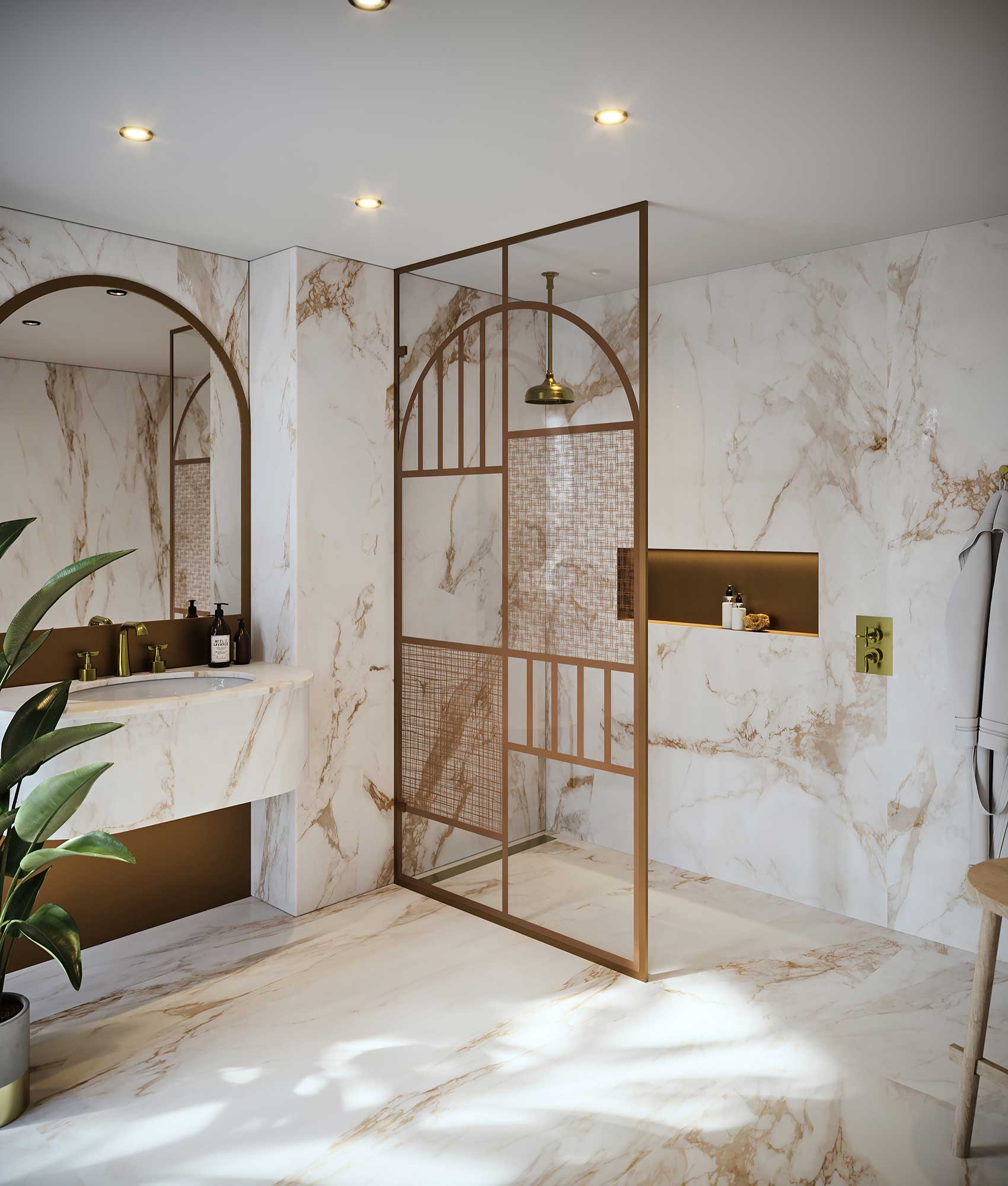 Majestic Monaco Wetroom Panel