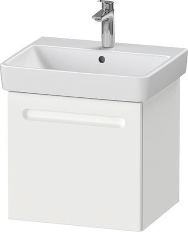Duravit No.1 Vanity unit wall-mounted 1-drawer (internal drawer and siphon cut out)