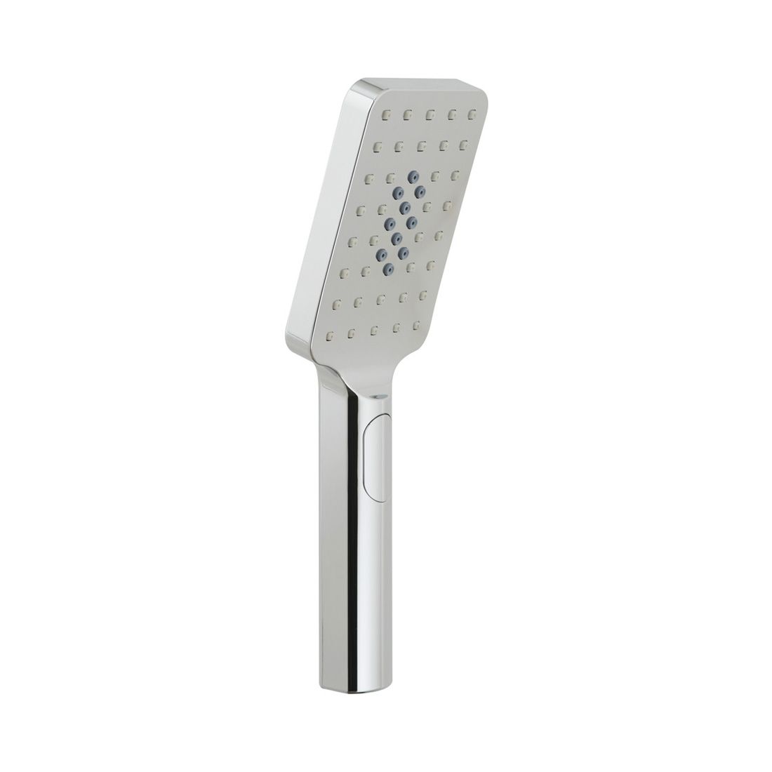 Nebula 80mm x 115mm Rectangular 3 Function Rub Clean Shower Handset with Push Button Control