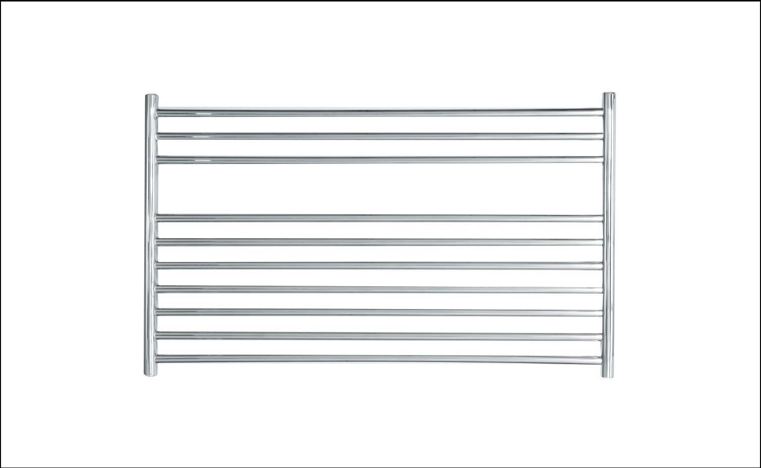 Newick Flat Fronted Towel Rail 600x1000mm