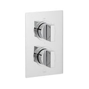 DX Notion 3 Outlet 2 Handle Concealed Thermostatic Valve Chrome