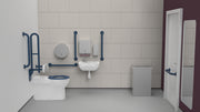 Premium Rimless Left Handed Back To Wall Doc M Toilet Pack
